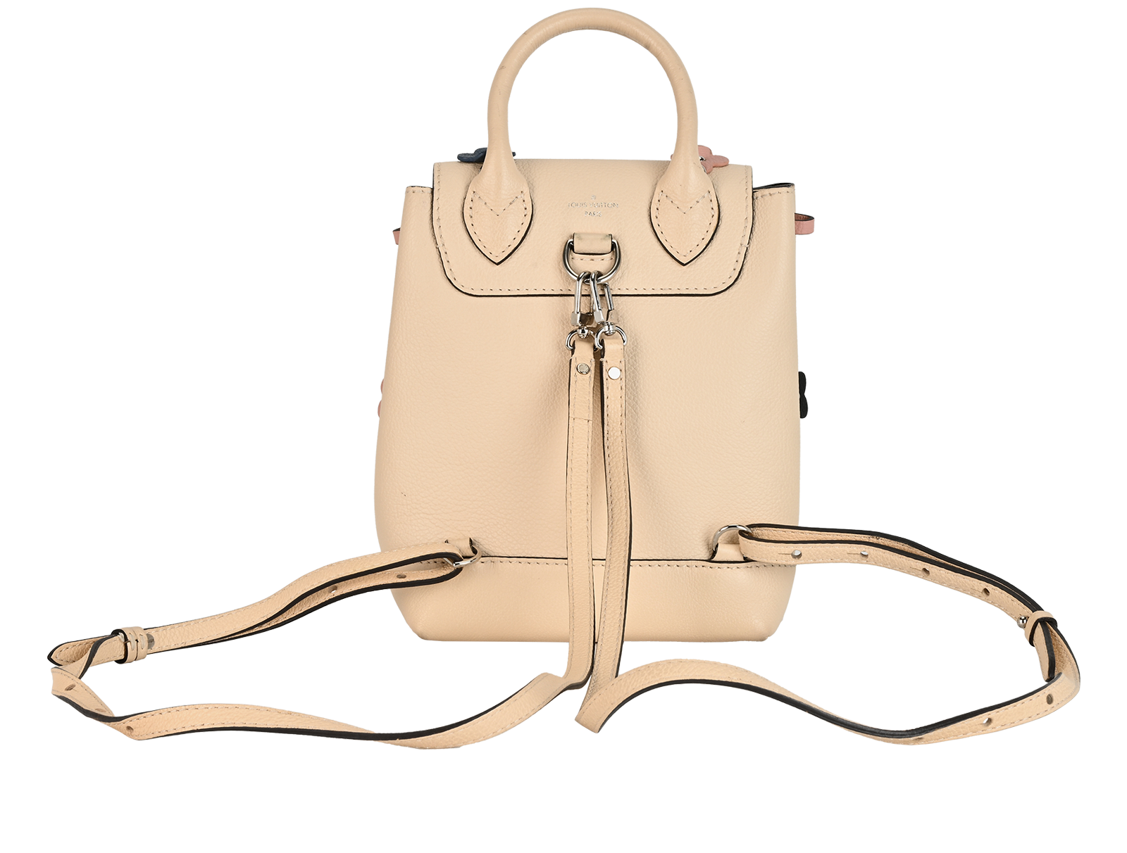 Mini Lockme Backpack, &pound;1,100, Handbags, Cream, Leather, Back view